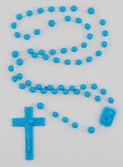 Chapelet Plastique Bleu