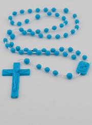 Chapelet Plastique Bleu