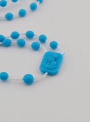 Chapelet Plastique Bleu