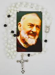 Chapelet Padre Pio en Perles