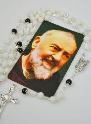 Chapelet Padre Pio en Perles