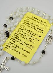 Chapelet Padre Pio en Perles