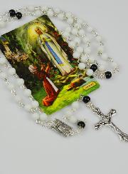 Chapelet Notre Dame de Lourdes en Perles