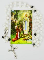 Chapelet Vierge de Lourdes en Perles