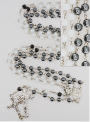 Lot Chapelet Noir Chapelet Blanc