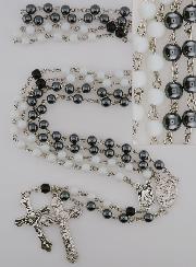 Chapelet Fashion Noir et Chapelet Fashion Blanc