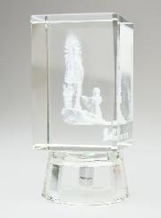 Statue Notre Dame de Lourdes en Verre