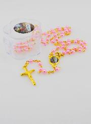 Chapelet Nacre Rose Femme