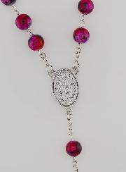 Chapelet Fashion Nacre Strass Rose
