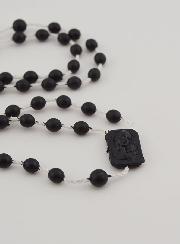 Chapelet Noir Plastique