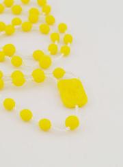Chapelet Plastique Jaune
