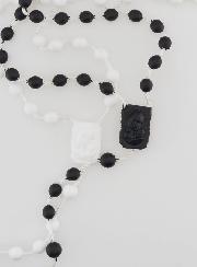 1 Chapelet Blanc + 1 Chapelet Noir - Plastique