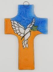 Croix Esprit Saint en Verre