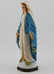 Statue Vierge Marie Miraculeuse Polychromée - 14 cm