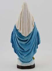 Statue Vierge Marie Miraculeuse Polychromée - 14 cm