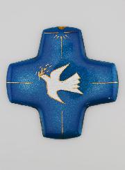 Croix Colombe Esprit Saint Carrée Emaux du Liban