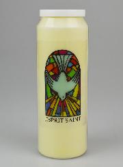 Bougie de Neuvaine Esprit Saint - 17.5cm