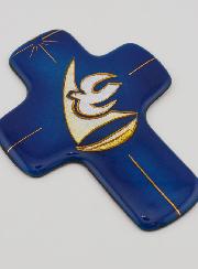 Croix Esprit Saint Luxe Carrée Emaux du Liban