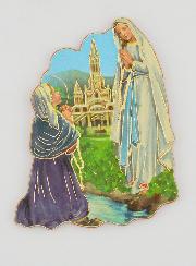 Magnet Notre Dame de Lourdes et Sainte Bernadette