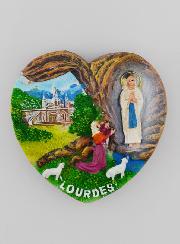 Magnet Coeur de Lourdes