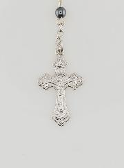 Chapelet Noir Collier de Lourdes