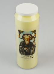 Bougie de Neuvaine Saint Benoît - 17.5cm