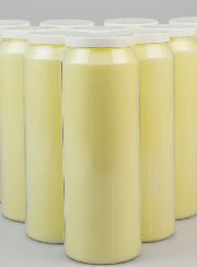 Lot de 10 Bougies Neuvaine Blanche