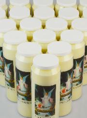 Lot de 20 Bougies de Neuvaine Ange-Gardien