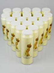 Lot de 20 Bougies de Neuvaine Notre Dame de Fatima