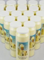Lot de 20 Bougies de Neuvaine à Saint Jean-Paul 2