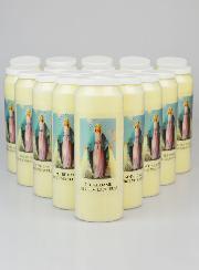 Lot de 20 Bougies de Neuvaine Vierge Miraculeuse