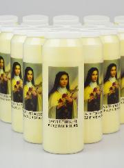 Lot de 20 Bougies de Neuvaine Sainte Thérèse