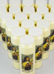 Lot de 20 Bougies de Neuvaine Sainte Thérèse