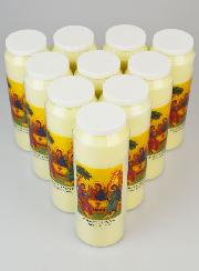 Lot de 10 Bougies de Neuvaine à la Sainte Trinité