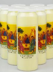 Lot de 10 Bougies de Neuvaine à la Sainte Trinité
