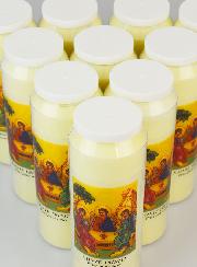 Lot de 10 Bougies de Neuvaine à la Sainte Trinité