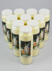 Lot de 10 Bougies de Neuvaine Ange-Gardien
