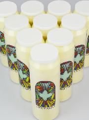 Lot de 10 Bougies de Neuvaine Esprit Saint