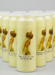 Lot de 10 Bougies de Neuvaine Notre Dame de Fatima