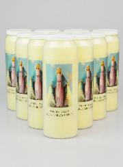 Lot de 10 Bougies de Neuvaine Vierge Miraculeuse