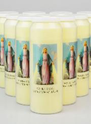 Lot de 10 Bougies de Neuvaine Vierge Miraculeuse