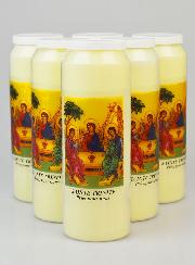 Lot de 6 Bougies de Neuvaine à la Sainte Trinité