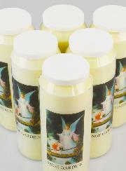 Lot de 6 Bougies de Neuvaine Ange-Gardien