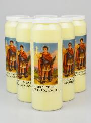 Lot de 6 Bougies de Neuvaine Saint Expédit