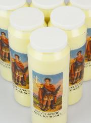 Lot de 6 Bougies de Neuvaine Saint Expédit
