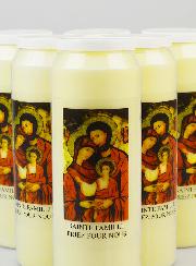 Lot de 6 Bougies de Neuvaine à la Sainte Famille