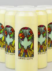 Lot de 6 Bougies de Neuvaine à l'Esprit Saint