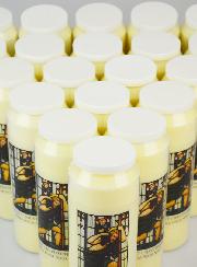 Lot de 20 Bougies de Neuvaine à Saint Christophe