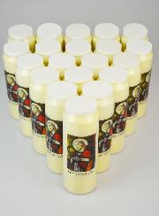 Lot de 20 Bougies de Neuvaine Sacré Coeur de Jésus