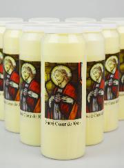 Lot de 10 Bougies de Neuvaine Sacré Coeur de Jésus